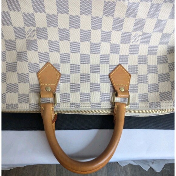 Louis Vuitton Speedy Damier Azur - 35, Lock & Key included, Authentic - Picture 9 of 16
